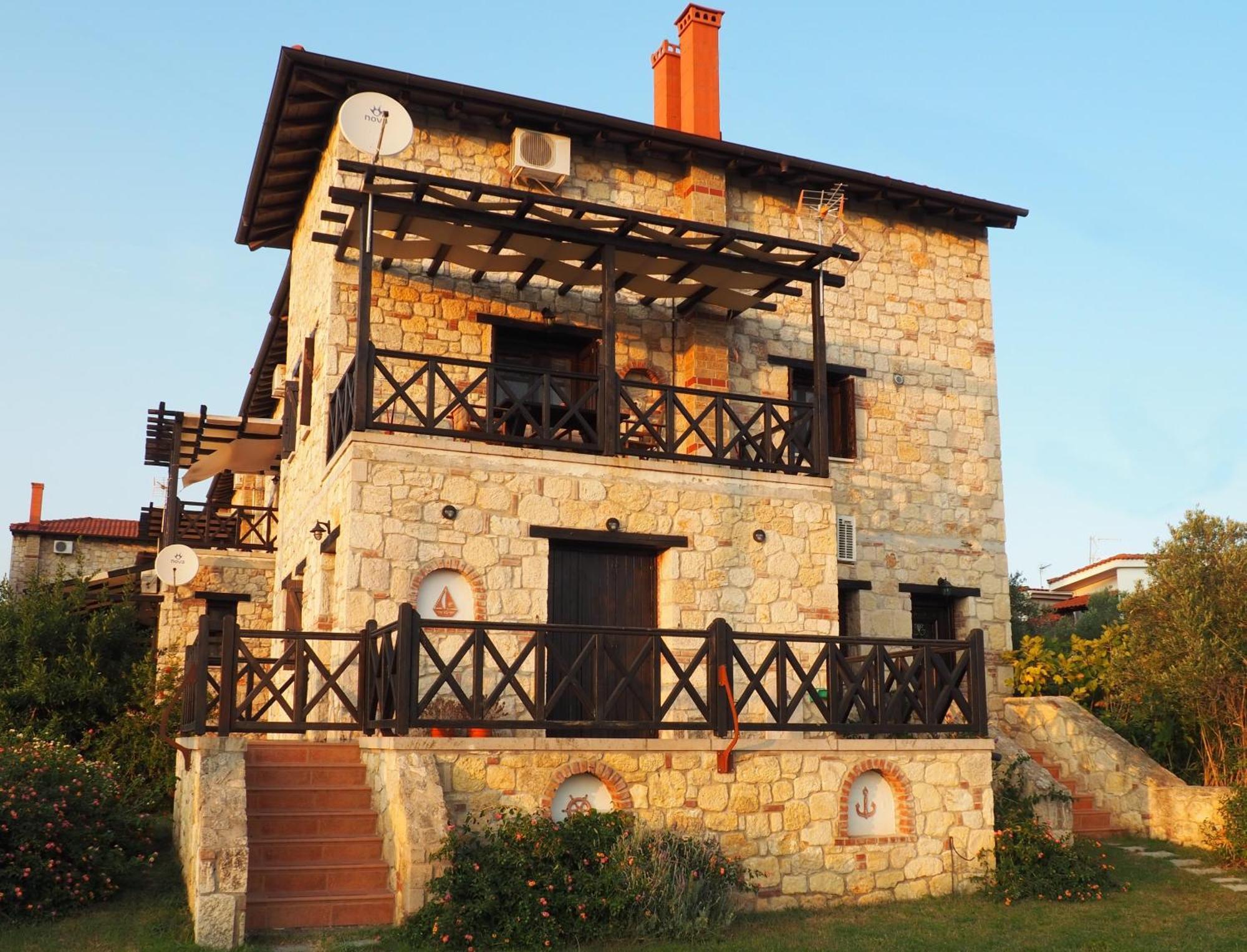 Halkidiki Luxurious Stonehouses Psakoudia Buitenkant foto
